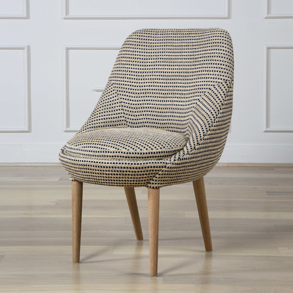 SONARA SIDE CHAIR - NAT OAK w/ MARTEL HAY image number 0